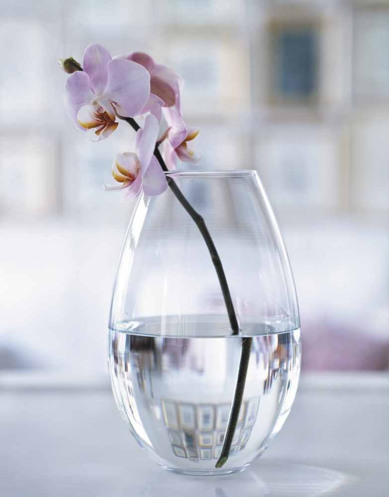 Holmegaard Cocoon Vase Klar, 20,5 cm