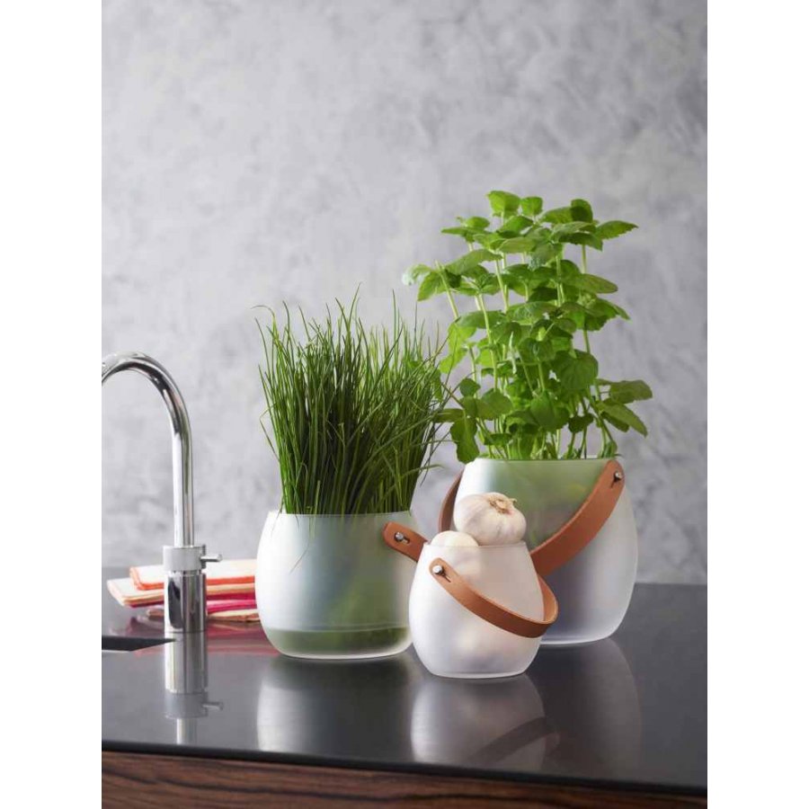 Holmegaard Design with Light Krukke Hvid, 10 cm