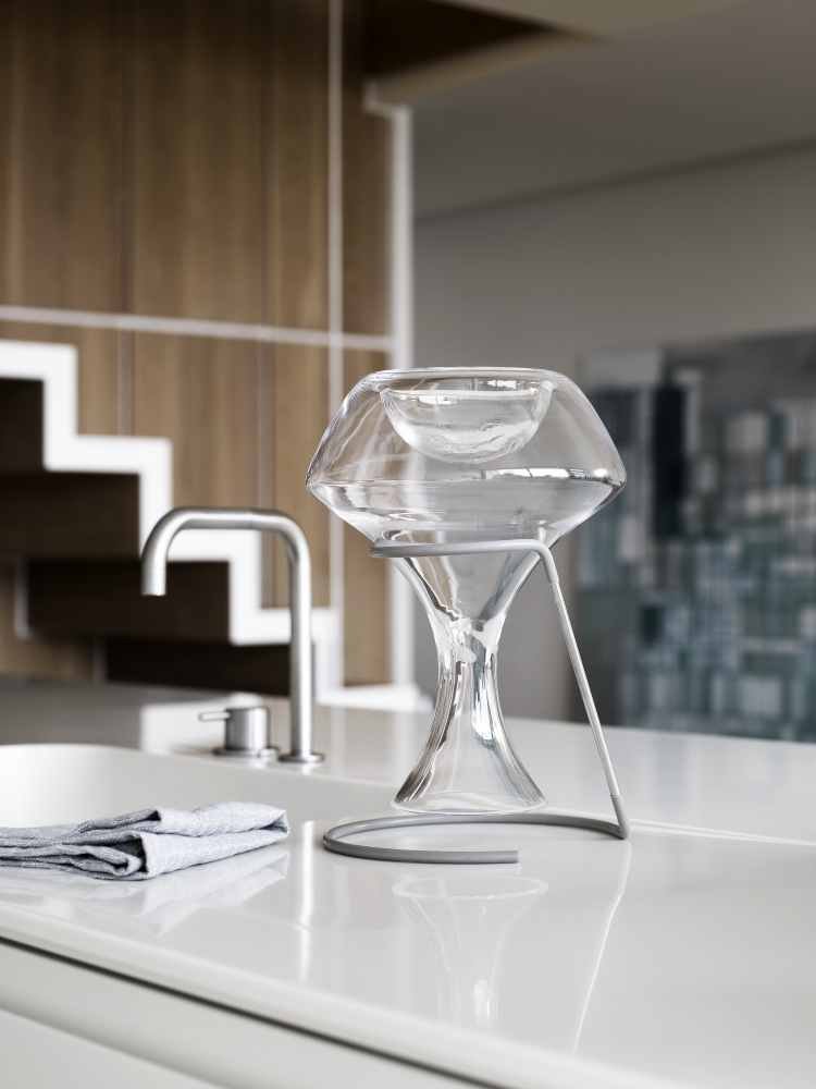 Holmegaard Perfection Holder til karaffel St�l, 19,1 cm