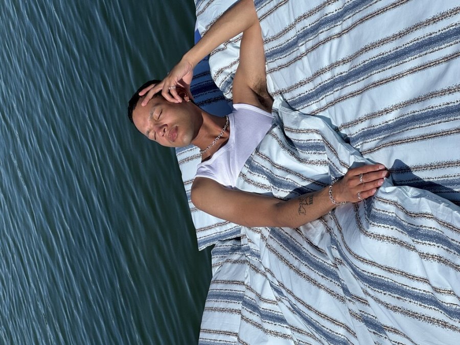 OMHU x Mads Barfod Streamline Senget�j 140x200 cm, Aqua