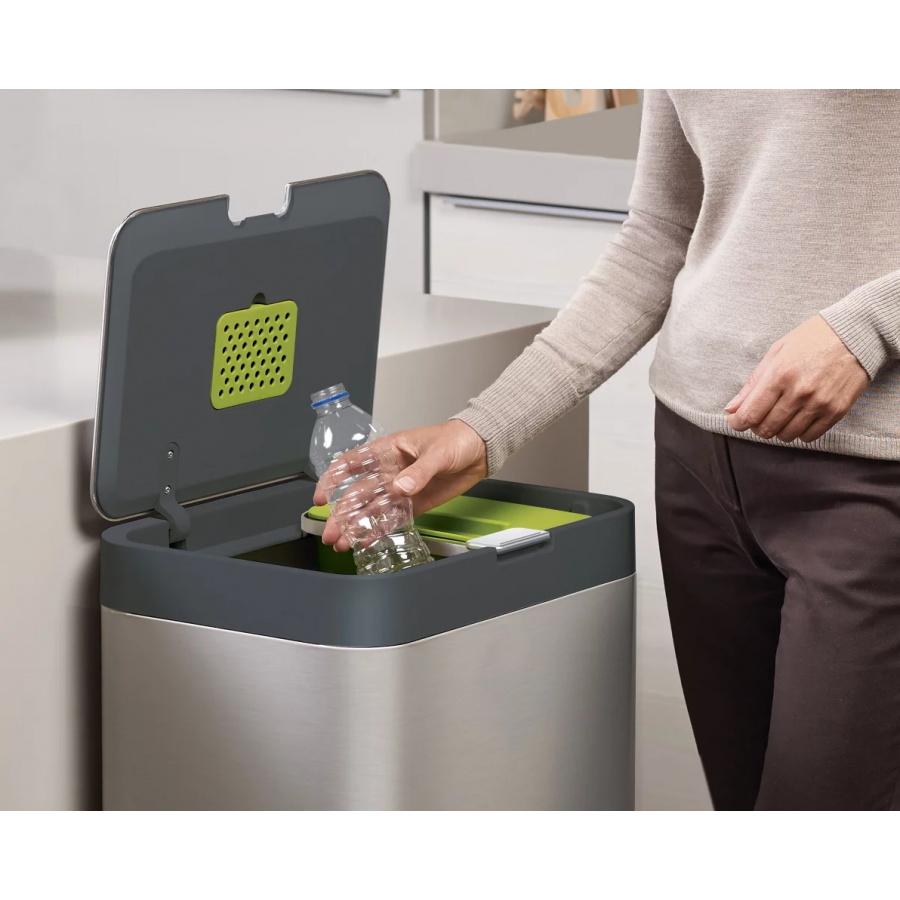 Joseph Joseph Totem 60 affaldssystem grafit/grn, 60 liter