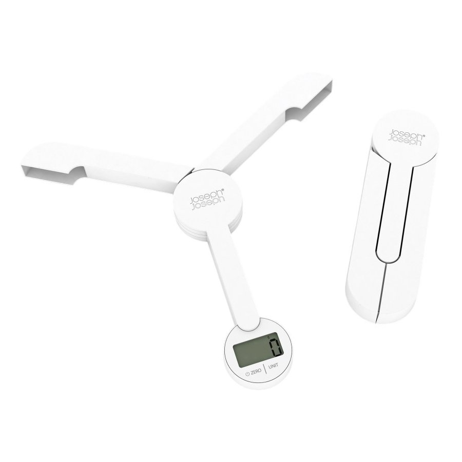 Joseph Joseph TriScale Kkkenvgt Sammenklappelig, Hvid