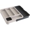 Joseph Joseph Drawerstore Besteckbehlter erweiterbar, Grau/Grau