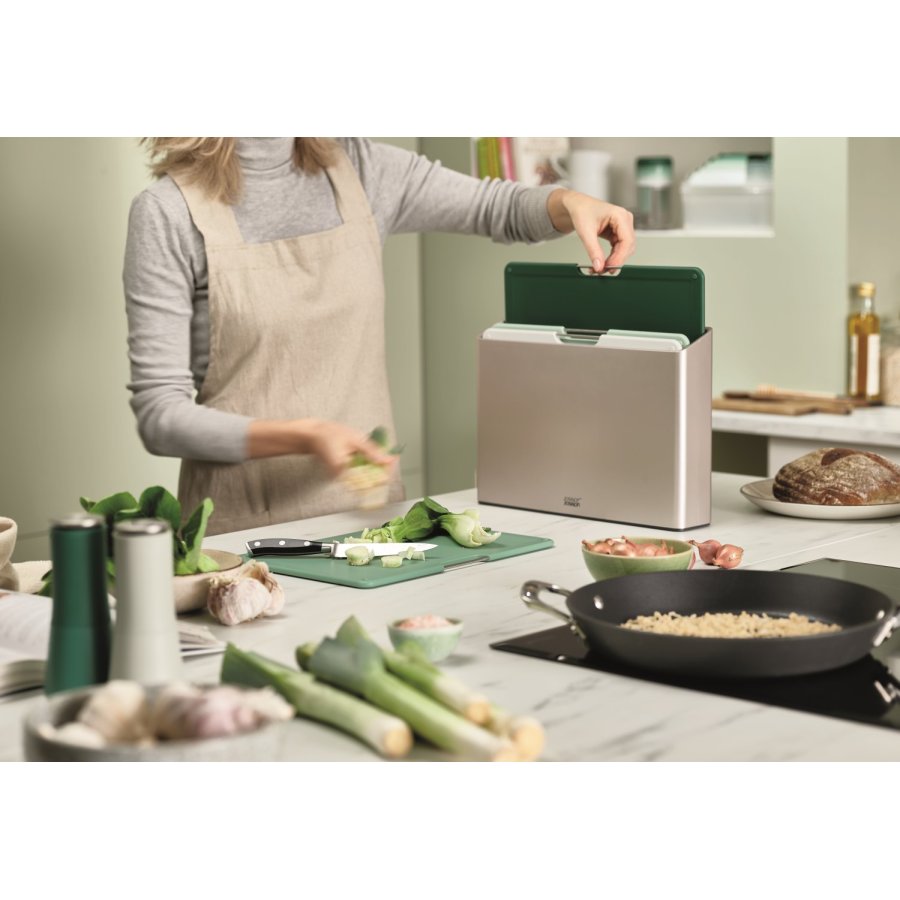 Joseph Joseph Folio Schneidebrett-Set 4-teilig, 24x34 cm, Grn