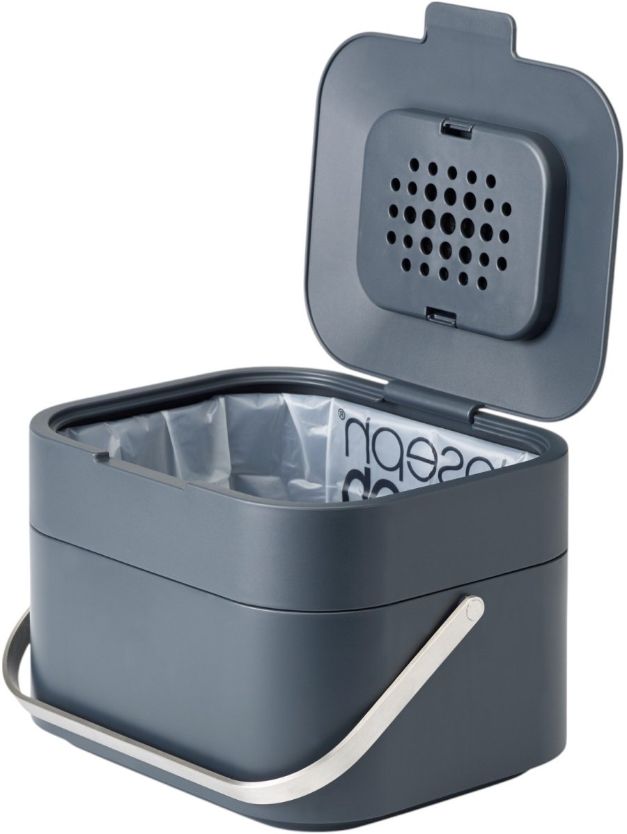 Joseph Joseph Stack Mülleimer 4 L, Grau