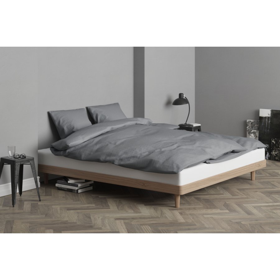 Juna Cube Sengest 200x200 cm, Mrk Gr