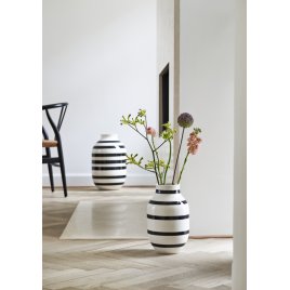 Kähler Omaggio Vase H31 cm, Sort