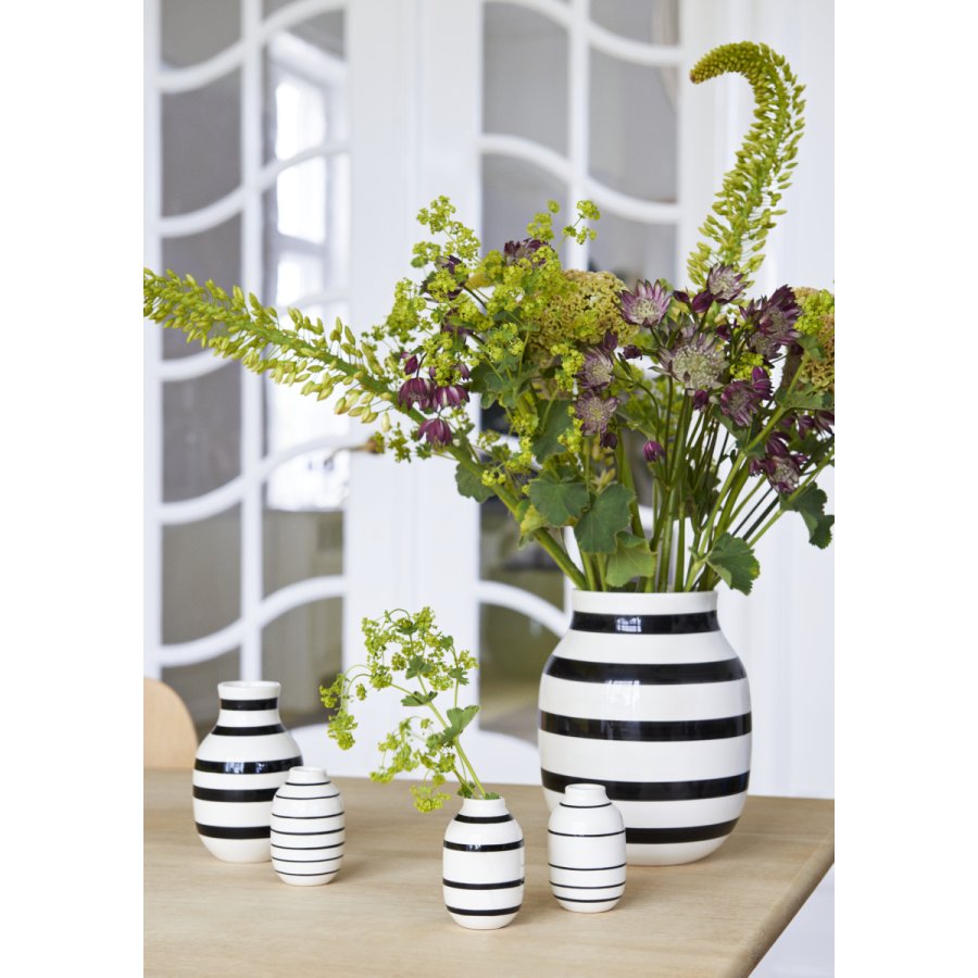 Khler Omaggio Vase H12,5 cm, Schwarz