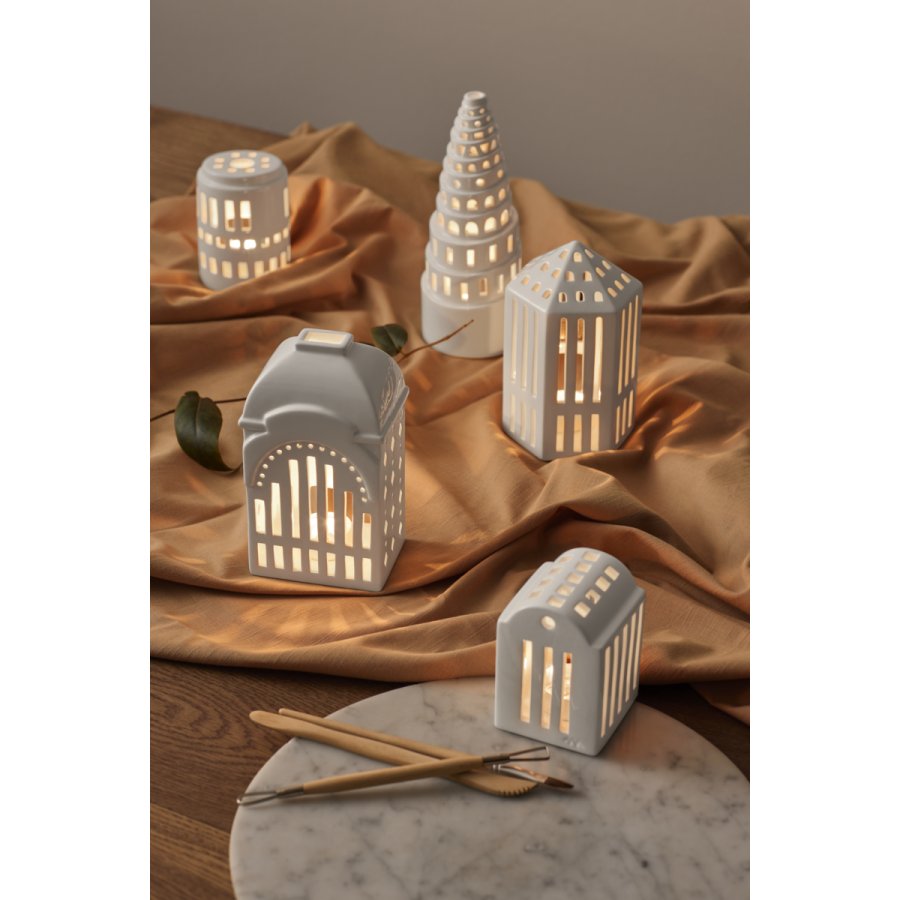 Khler Urbania Lichthaus Little tower H11,5 cm, Wei