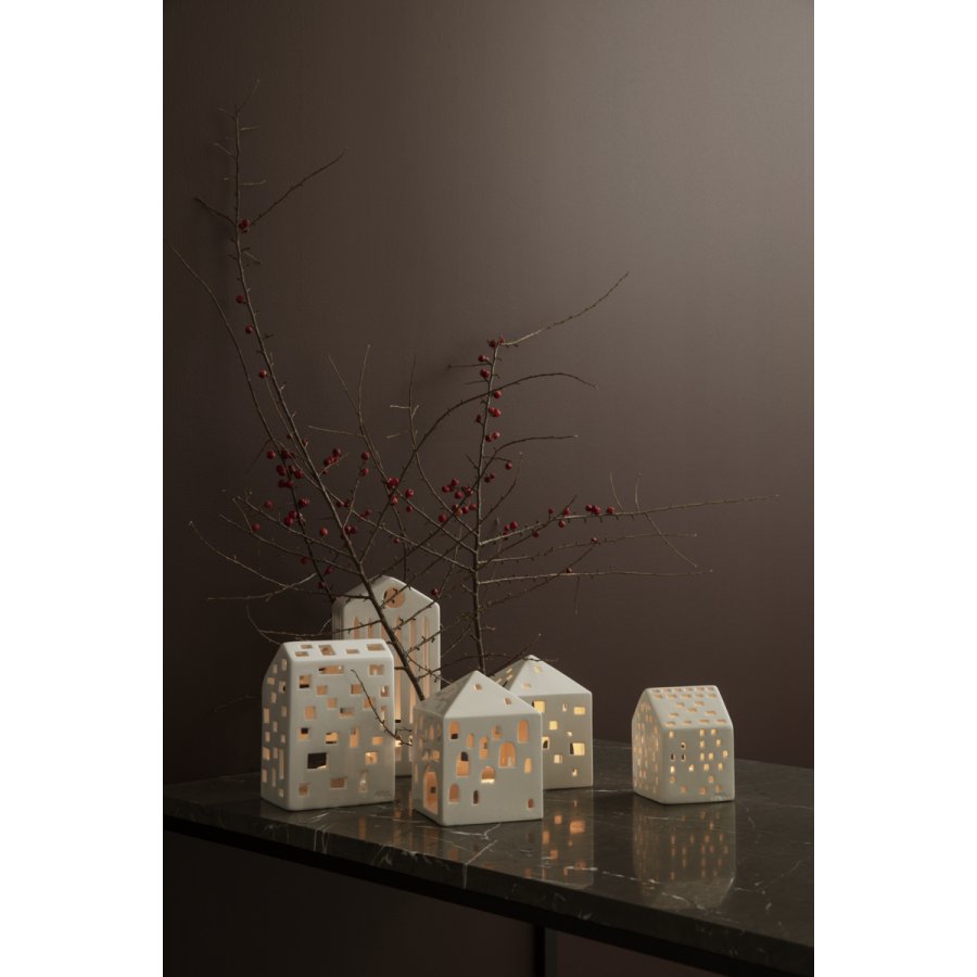 Khler Urbania Lichthaus Town house H12,5 cm, Wei