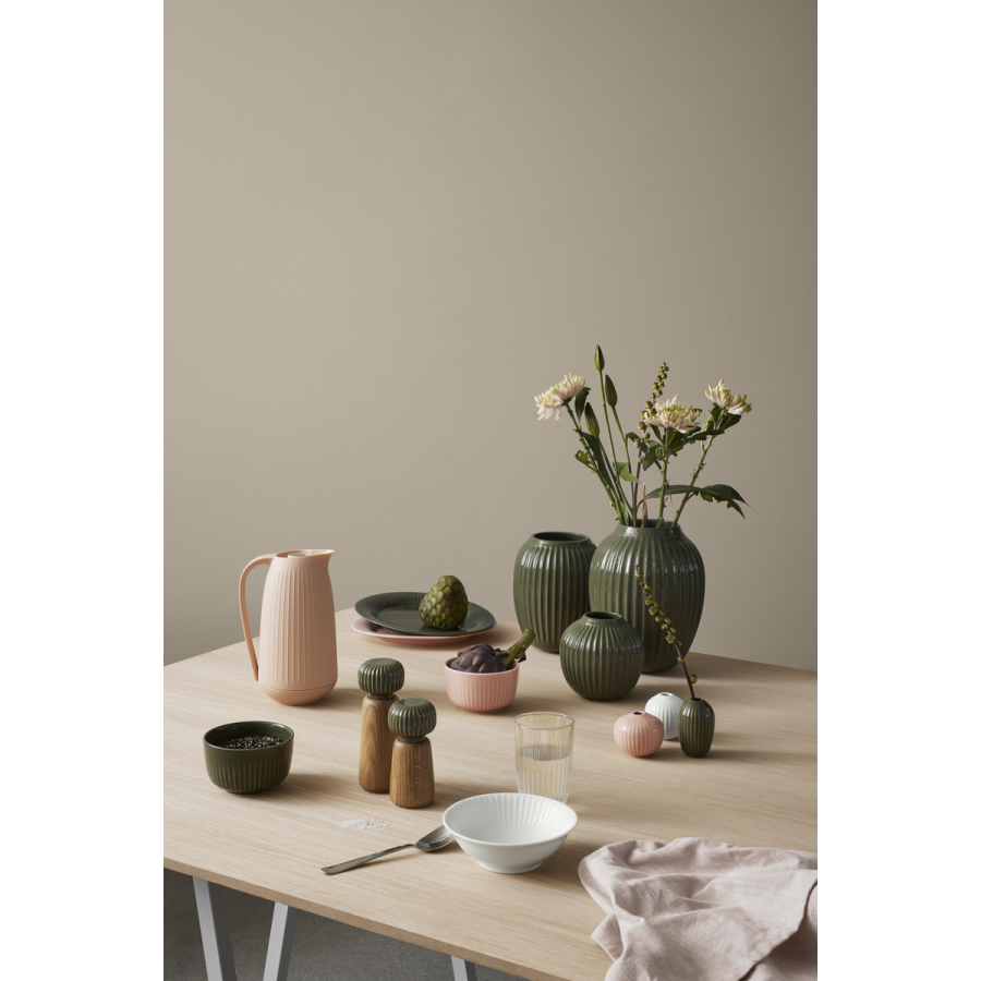 K&auml;hler Hammersh�i Minivase 3 stk, Hvid/Nude/Gr�n