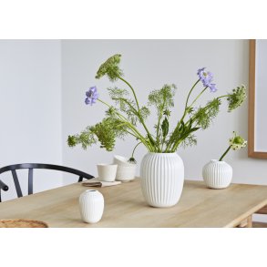 Kähler Hammershøi Vase H13 cm, Hvid