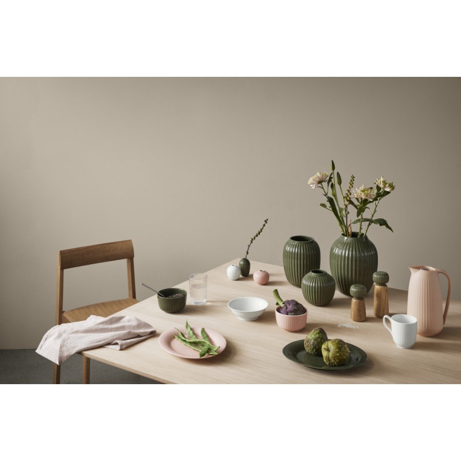 K&auml;hler Hammersh�i Minivase 3 stk, Hvid/Nude/Gr�n