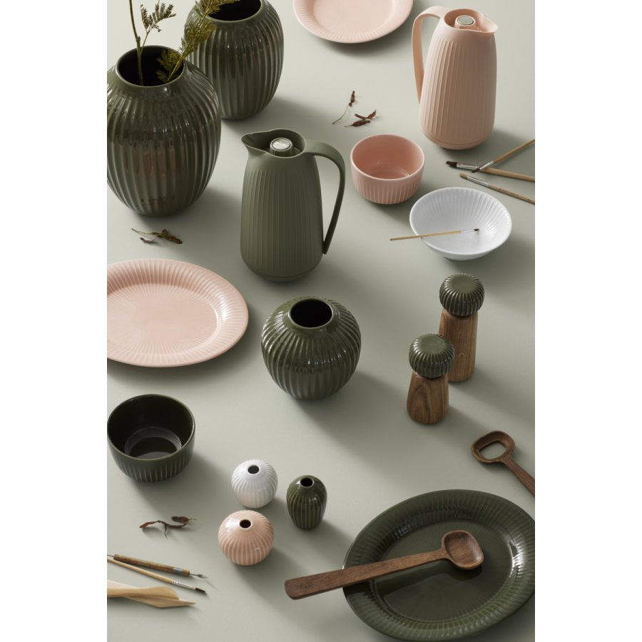 K&auml;hler Hammersh�i Minivase 3 stk, Hvid/Nude/Gr�n