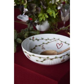 Kähler Hammershøi Christmas Skål Ø30 cm, Hvid