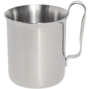 Kay Bojesen Kinderbecher, Stahl poliert