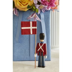Kay Bojesen Fanebærer Mini 14 cm, Malet Bøgetræ