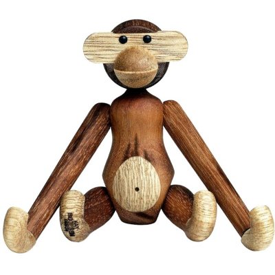 Kay Bojesen Abe Mini 9,5 cm, Teak- og Limbatr�