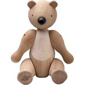 Kay Bojesen Bjørn Mellem 25 cm, Eg/Ahorn