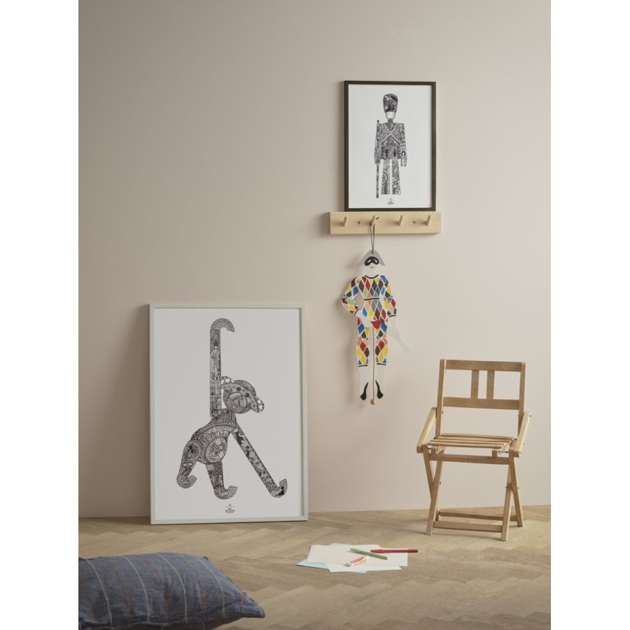 Kay Bojesen Garder Plakat 30x40 cm, Sort/Hvid