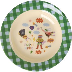 RICE KIDS Sk�l �20 cm, Hero/Gr�n