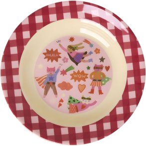 RICE KIDS Sk�l �20 cm, Hero/Pink