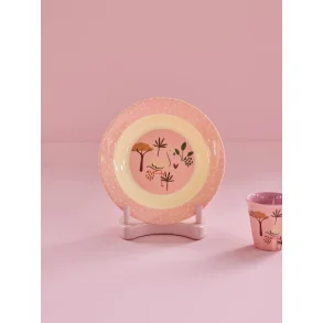 RICE Skål Ø20 cm, Pink Jungledyr