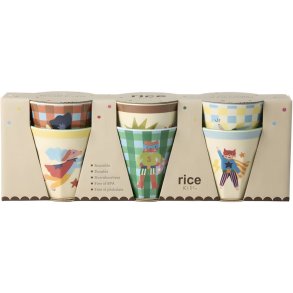 RICE KIDS Tasse 6er Set 16 cl, Hero/Gr&uuml;n