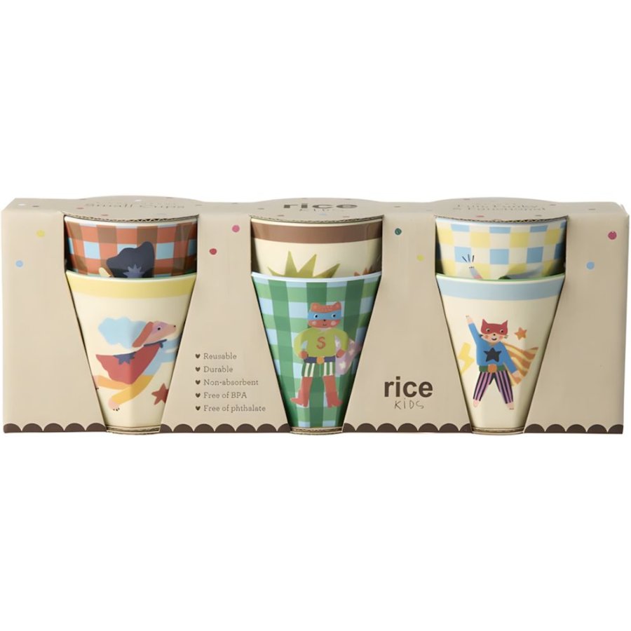 RICE KIDS Kop 6 stk. 16 cl, Hero/Gr�n