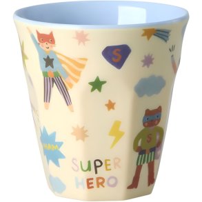 RICE KIDS Tasse 16 cl, Hero/Soft Blue