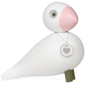 Kay Bojesen Sangfugl Love 15,5 cm, Malet Bøgetræ