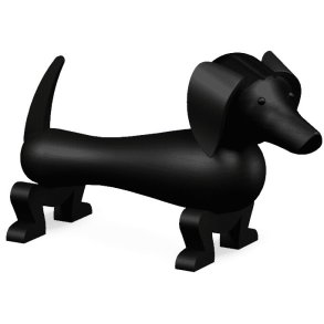 Kay Bojesen Gravhund 11 cm, Mørkbejdset Eg