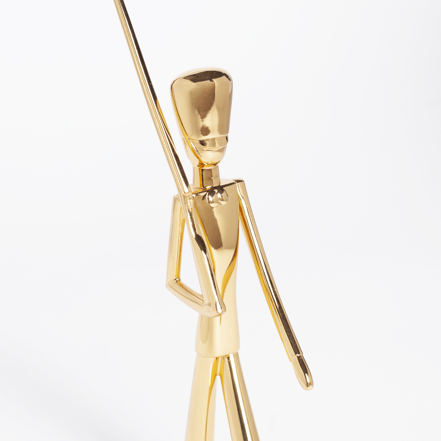 Kay Bojesen Garde 16 cm, 24 Karat Gold