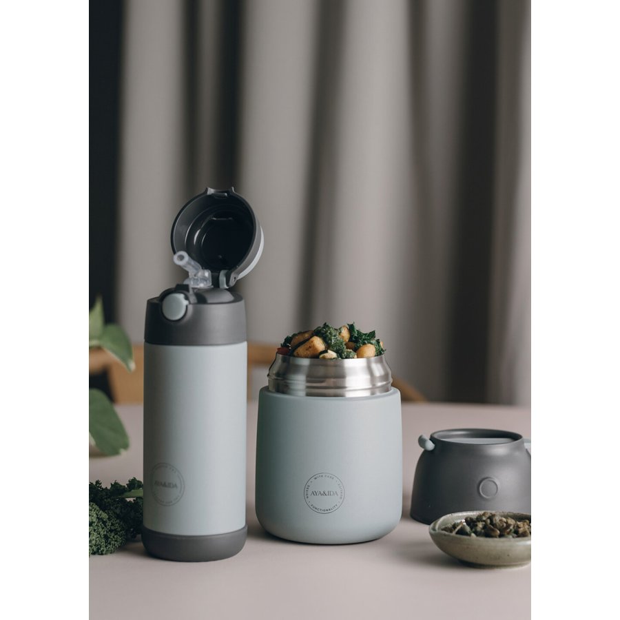 AYA&IDA Kids Drikkeflaske m. Suger�r 350 ml, Mint Gr�n