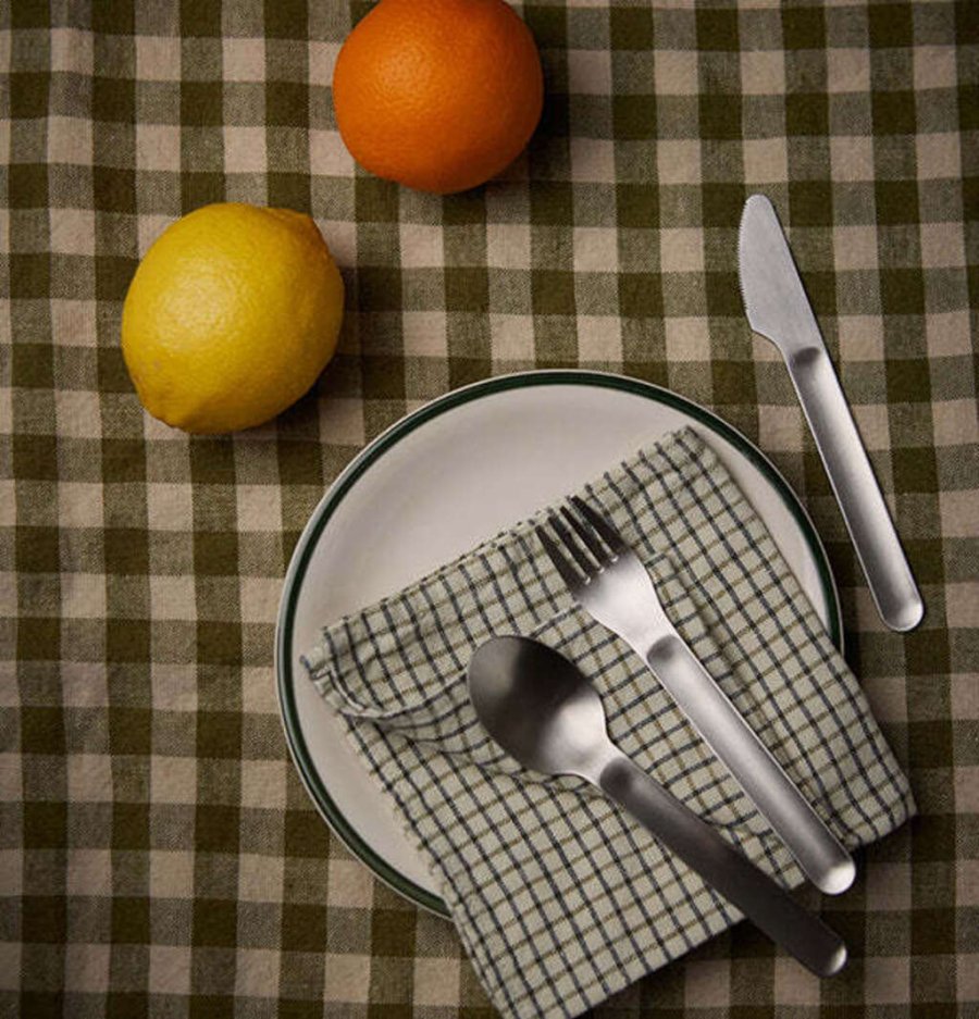 Haps Nordic Kinderbesteck 4-teilig, Olive