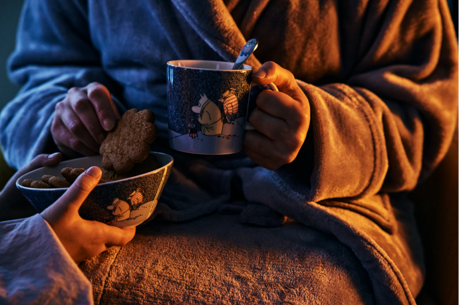 Arabia Mumi Krus, Sne i m�neskin