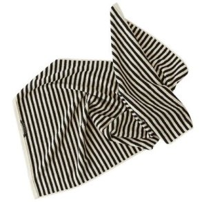 OYOY Raita Hndklde 100x150 cm, Clay/Sort