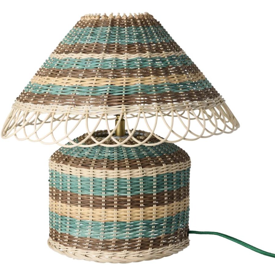 RICE Bordlampe H41 cm, Natur