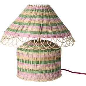 RICE Bordlampe H41 cm, Pink