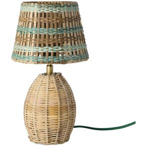RICE Bordlampe H17,5 cm, Natur