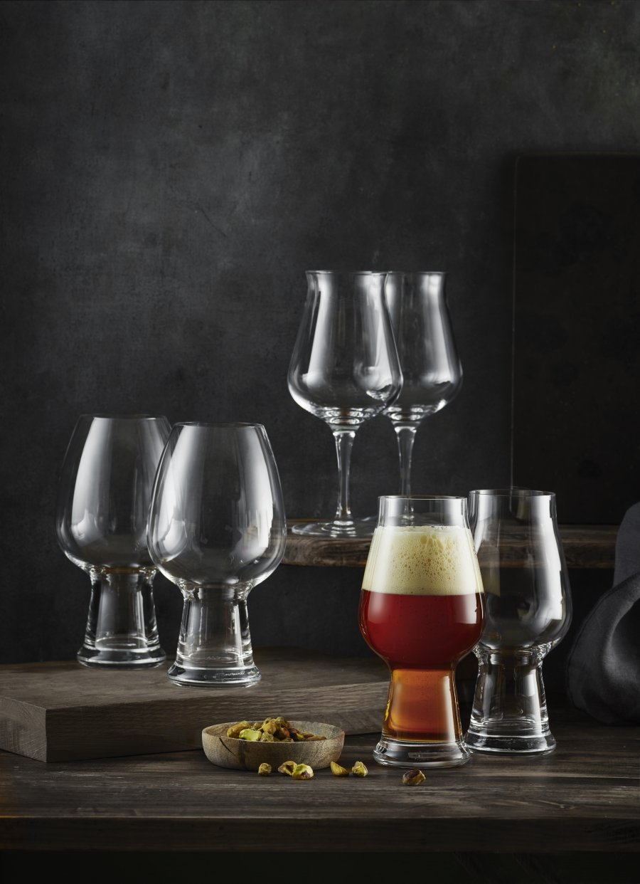 Luigi Bormioli Birrateque Bierglas Set Tester, Ale und Weizen 3x2er Set