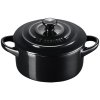 Le Creuset Minigryde 10 cm/0,25 L, Sort