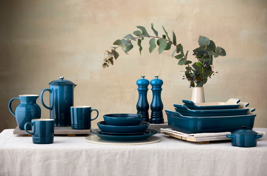 Le Creuset Heritage Fad 26 cm, Deep Teal