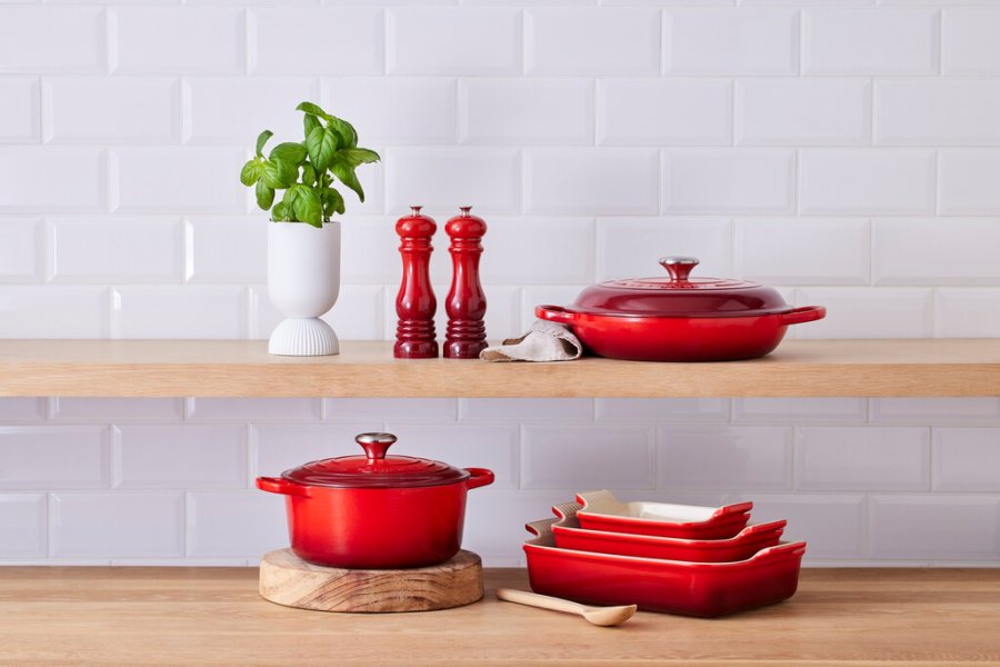 Le Creuset Heritage Fad 26 cm, Cerise
