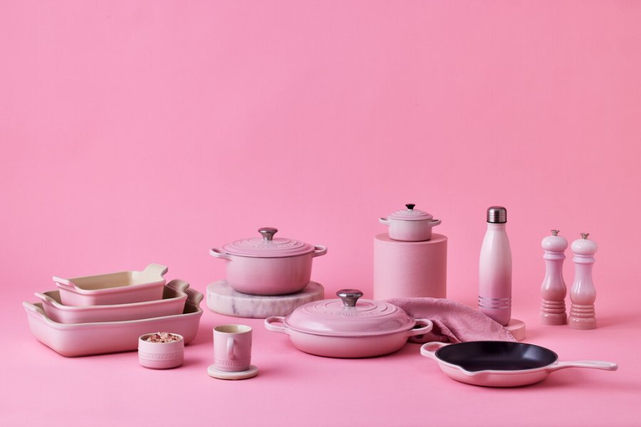 Le Creuset Heritage Fad 26 cm, Shell Pink