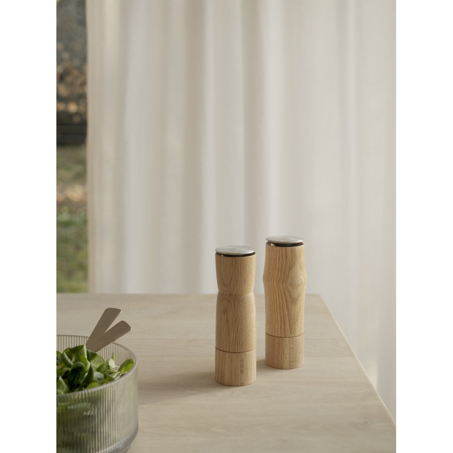 Stelton Storm Salz- und Pfeffermhle 17,8 cm, Eiche