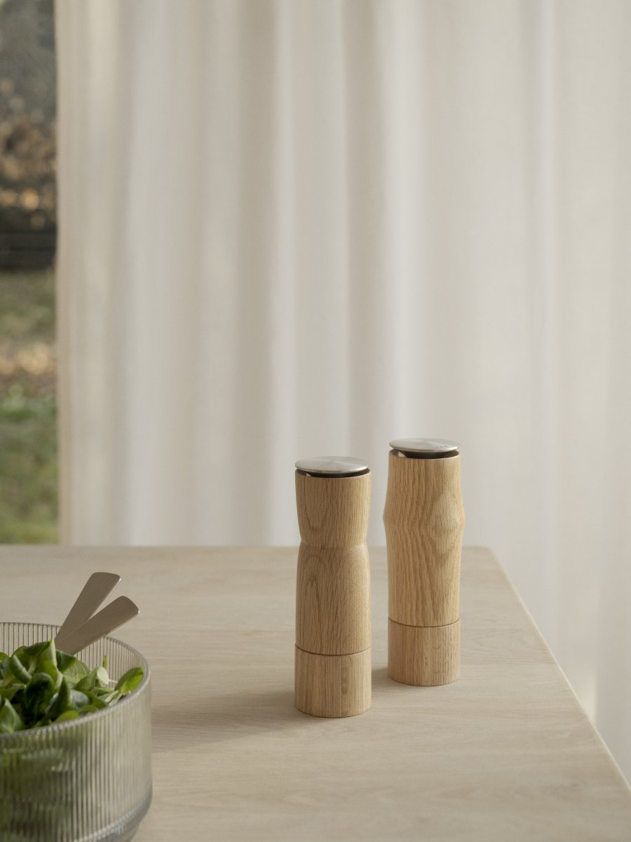 Stelton Storm Salz- und Pfeffermhle 17,8 cm, Eiche