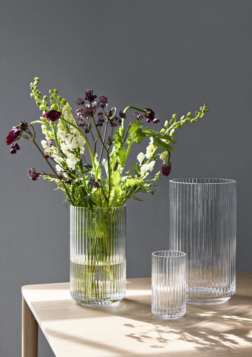 Lyngby Porceln Vase H31 cm, Klar