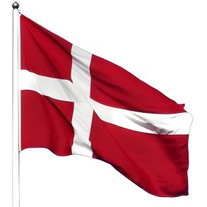 Langkilde & S�n Dannebrogsflag 1219 til 8 m Flagstang