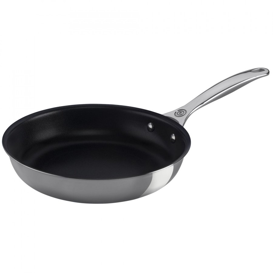 Le Creuset 3-Ply Signature Stegepande m. Belgning 24 cm